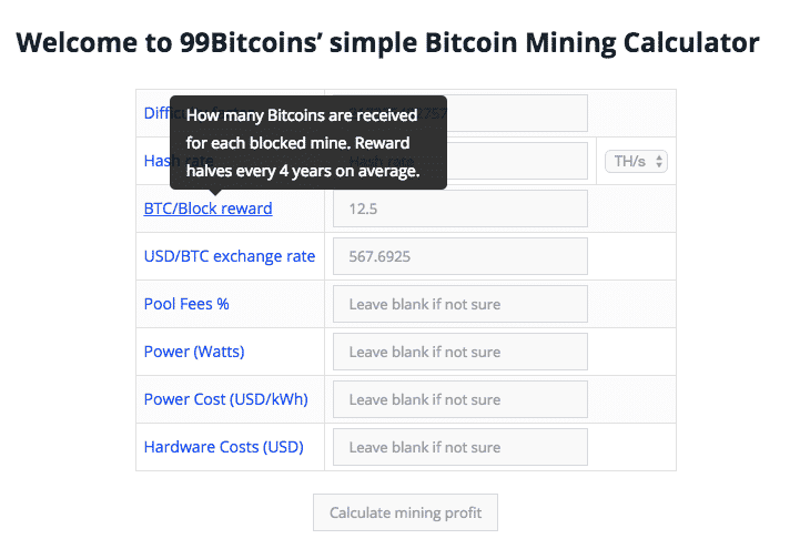 best-bitcoin-mining-calculators-99Bitcoins