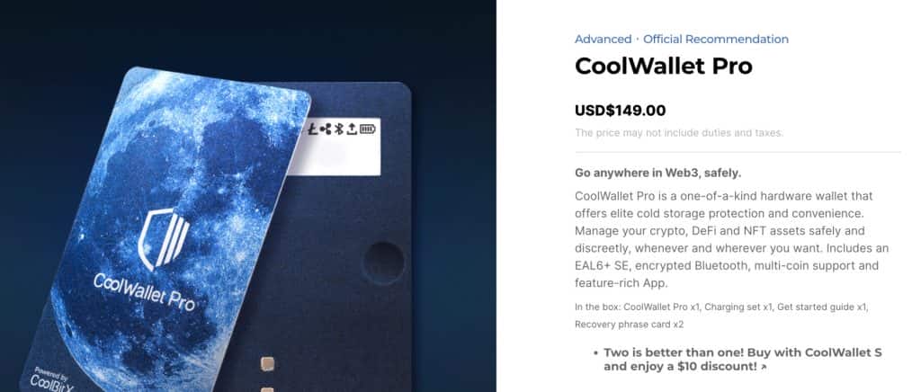 best-cold-bitcoin-wallet-coolwallet-pro