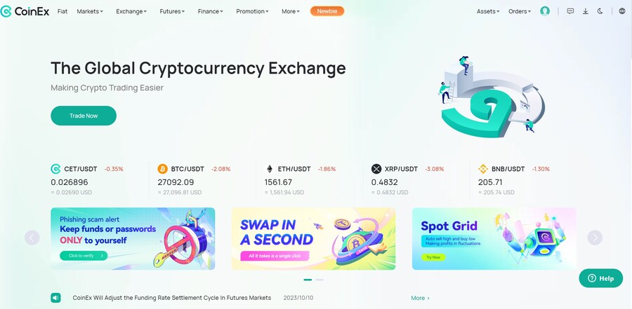 buy-cryptocurrency-without-kyc-coinex