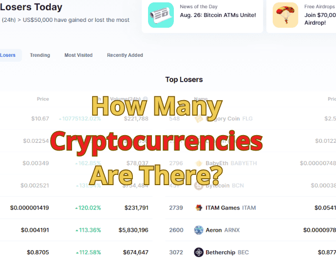 how-many-cryptocurrencies-are-there